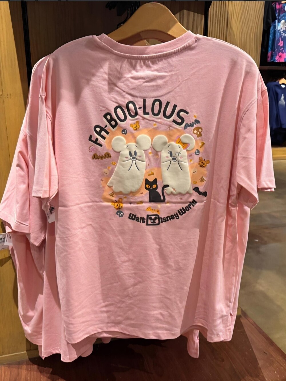 Disney WDW 'Fa-Boo-Lous' 2025 Cutie Ghost Collection T-Shirt - Size S - NWT